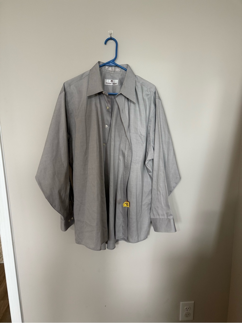 Etienne Aigner Men's Light Gray dress Shirt